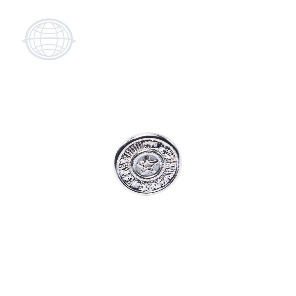 Botón Jeans Reforzado 14mm Grabado 