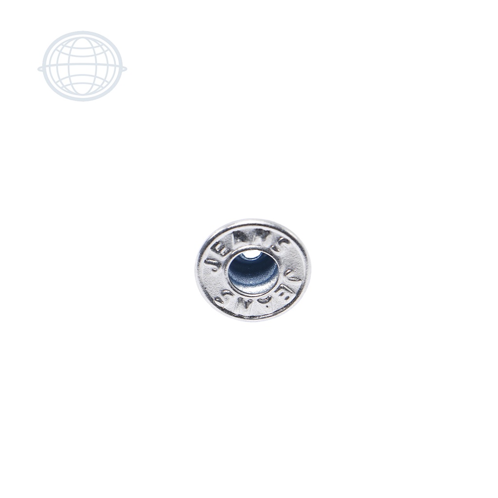 Botón Jeans Reforzado Perforado 14mm Grabado
