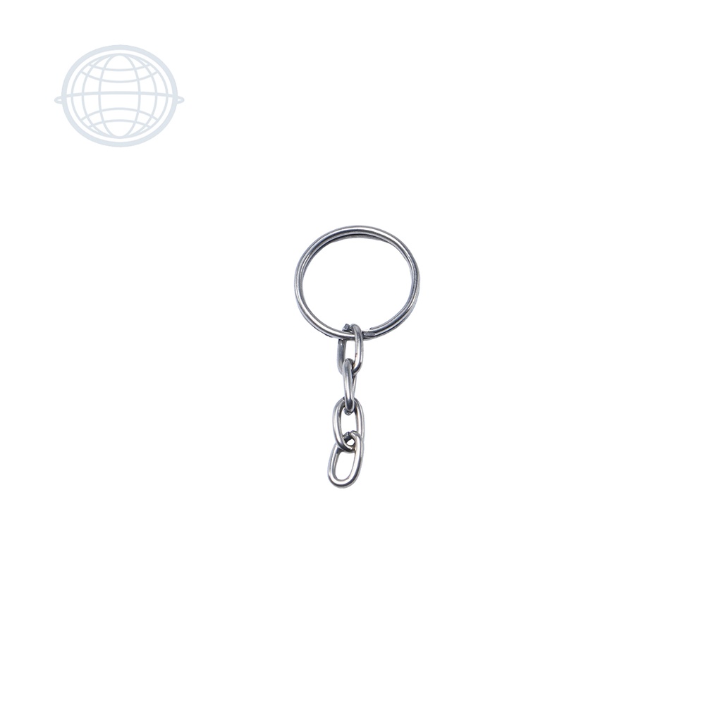 [ESPIR17-NI-MO] Herraje Espiral con Cadena 17mm Grueso (Niquel)