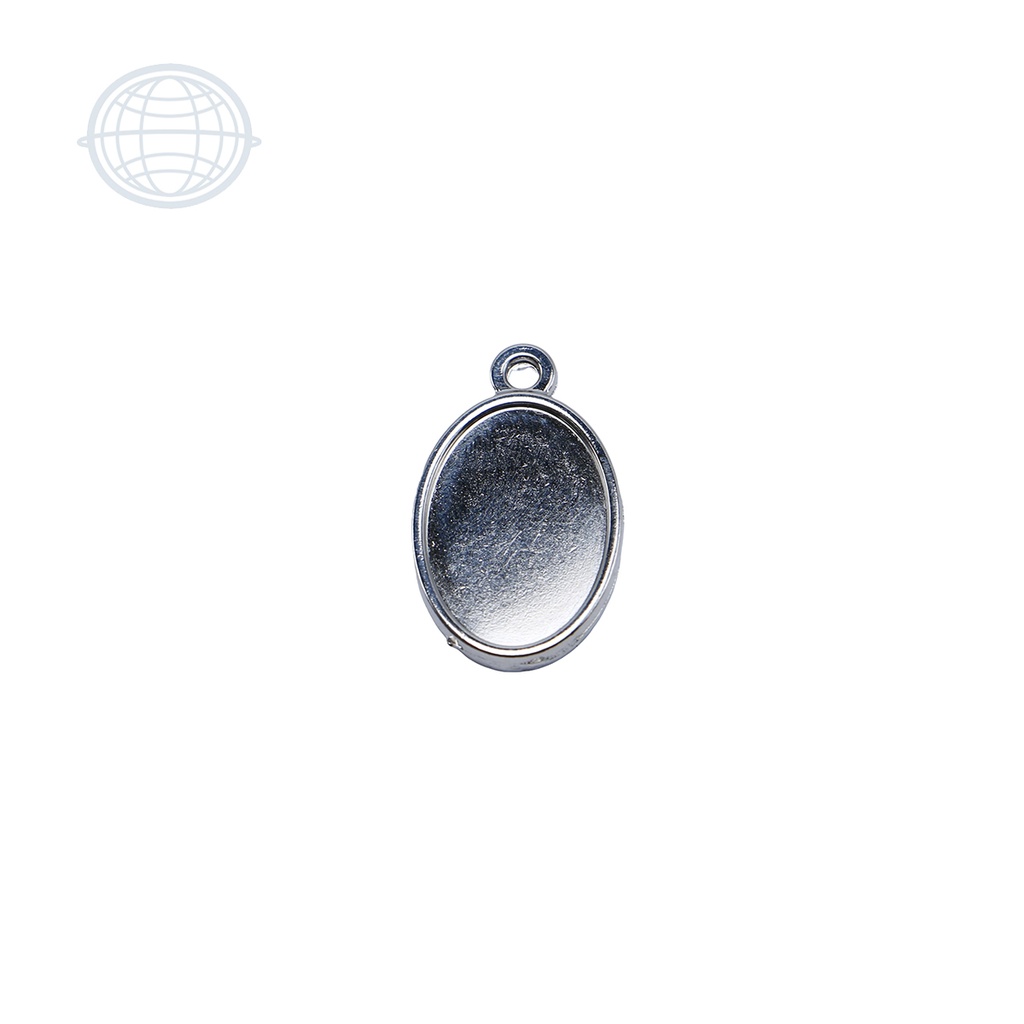 [PLOVALCH-NI-FR] Placa Oval Chica (Niquel)