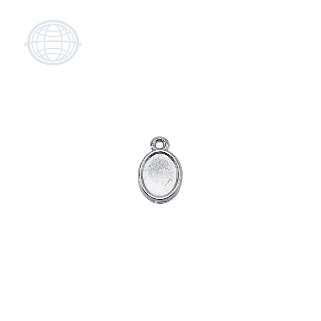 [PLOVALMI-NI-FR] Placa Oval Mini (Niquel)