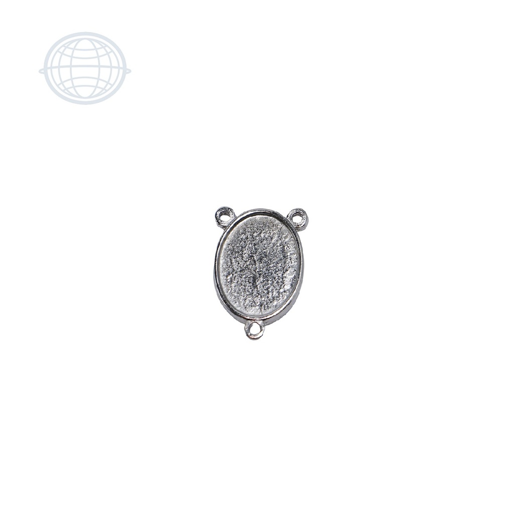 [PL084-NI-FR] Placa Ovalada Rosario Chica #084 (Niquel)
