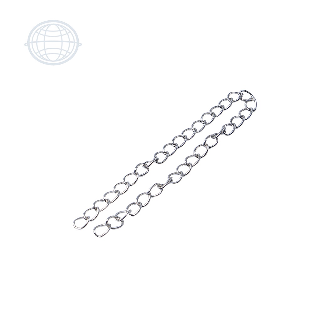[CADE04D-NI-CH] Cadena de Eslabones #4 Delgada (Niquel)