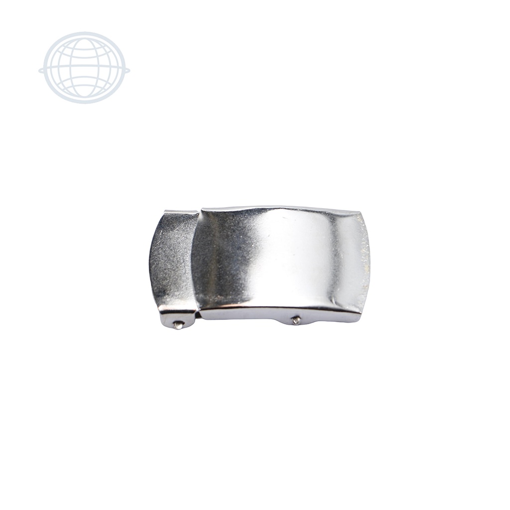 [MILIT25-NI-SM] Hebilla Militar 25mm con Puntera (Niquel)