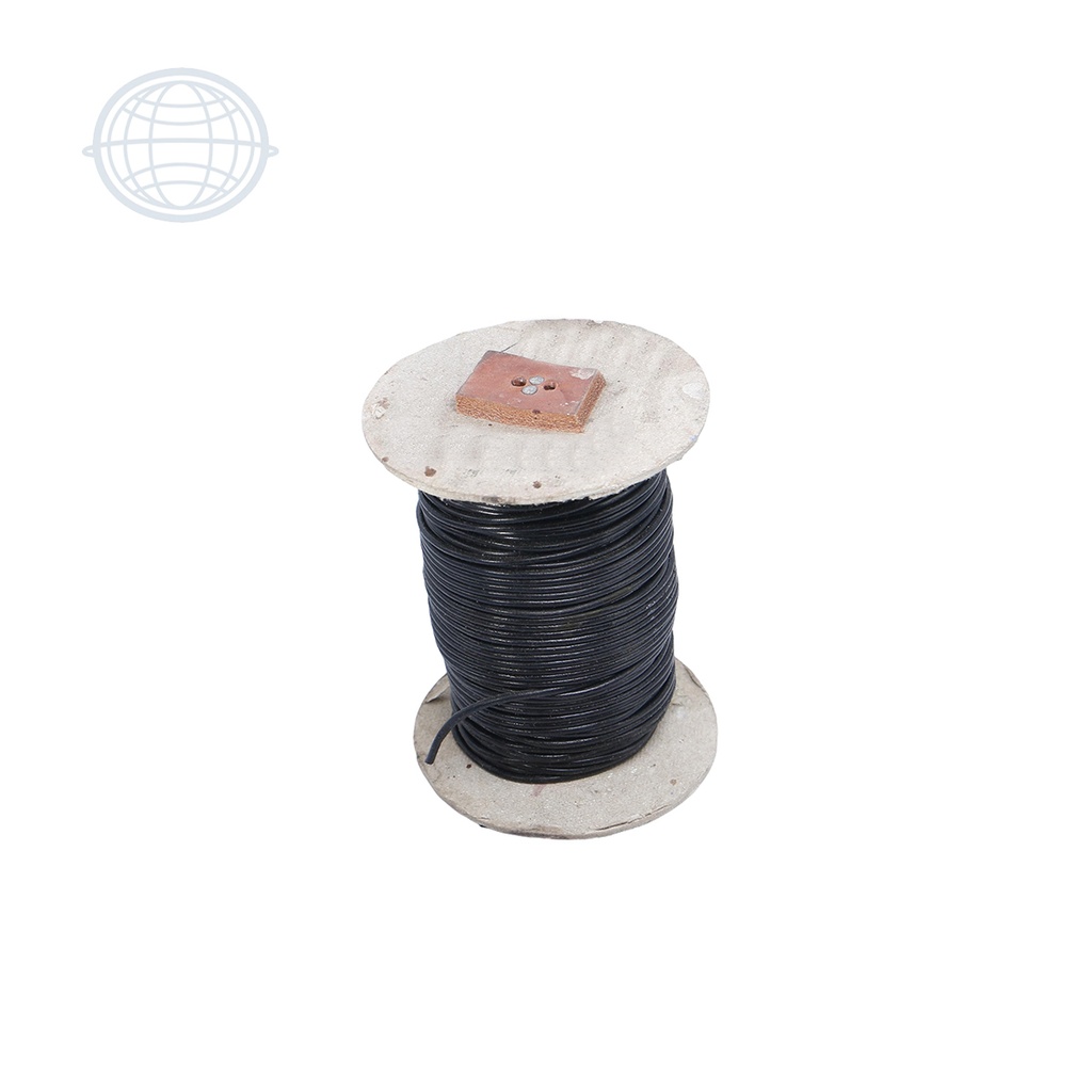 [BANDA1-NE-DO] Banda de Piel 1mm Redonda (Negro)
