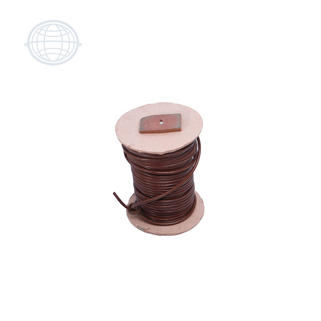 [BANDA3-NE-SM] Banda de Piel 3mm Redonda (Negro)