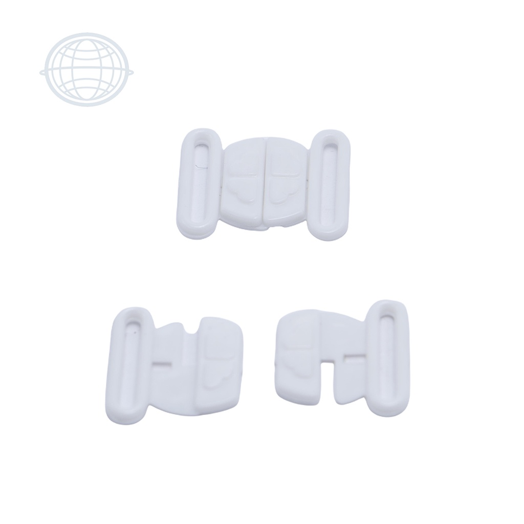 [TRAJE216-BL-RI] Broche Corsetero Mariposa 12mm Plástico (Blanco)