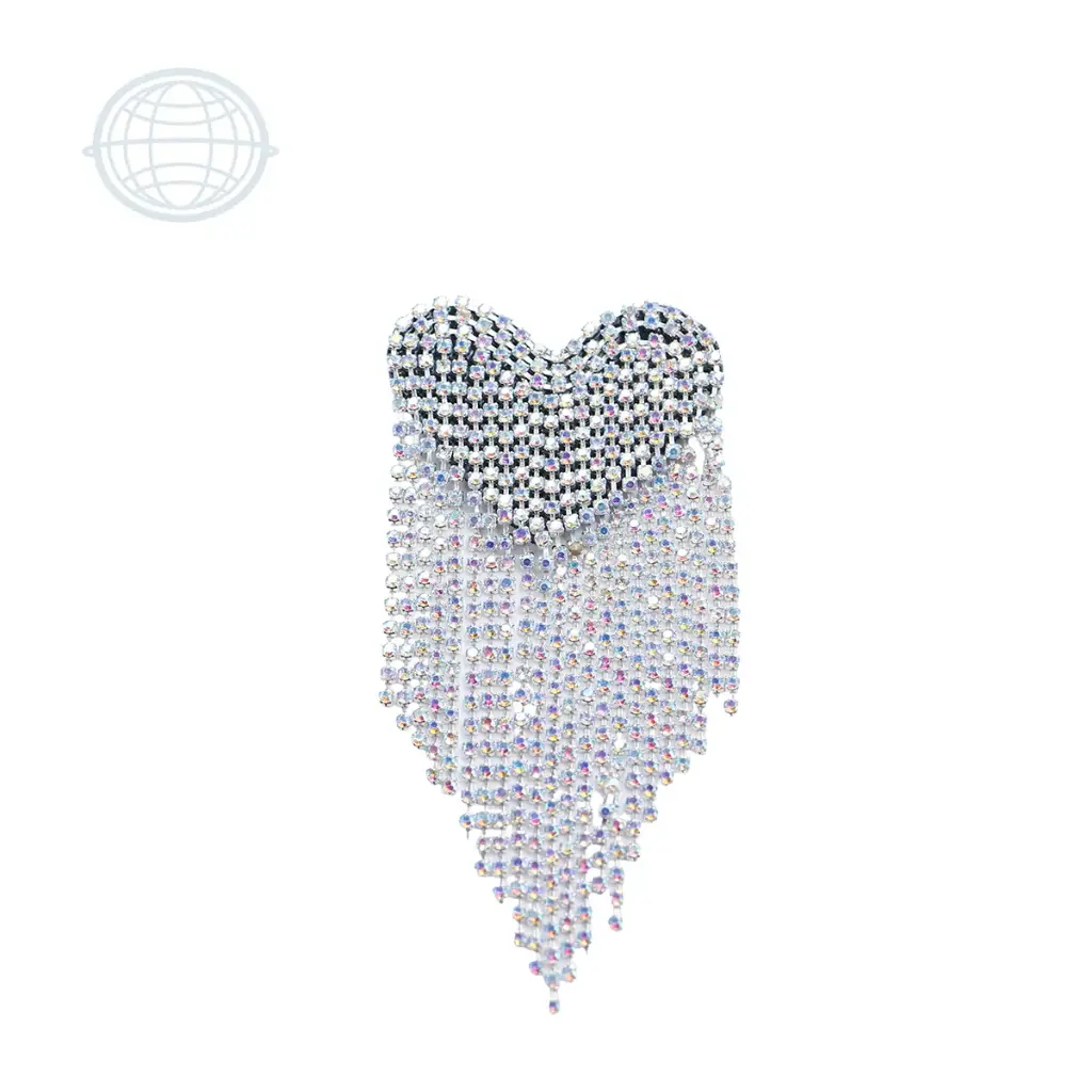 Corazón Tornasol con Colgantes