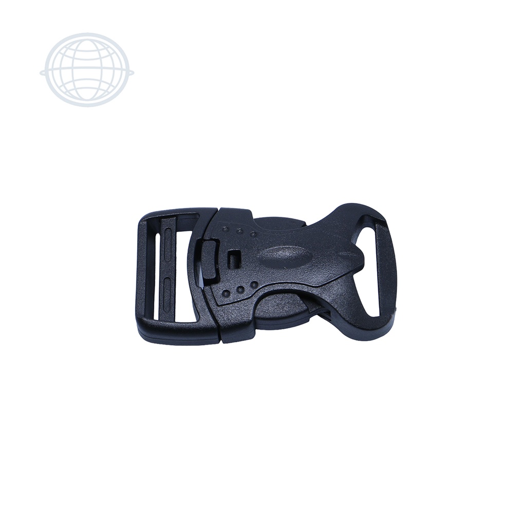 [SAMSO253S-NE-JI] Hebilla Tres Seguros 25mm Acetal