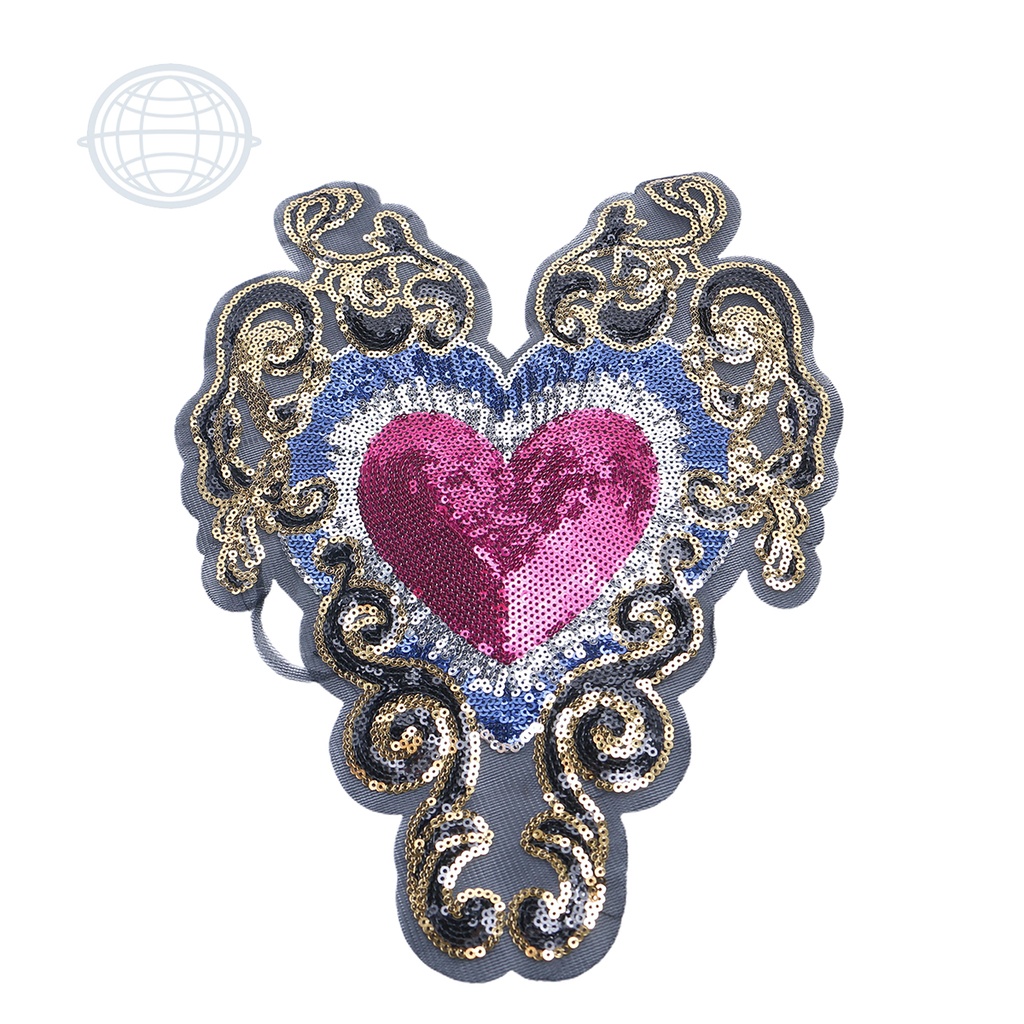 Corazon Grande con Dorado