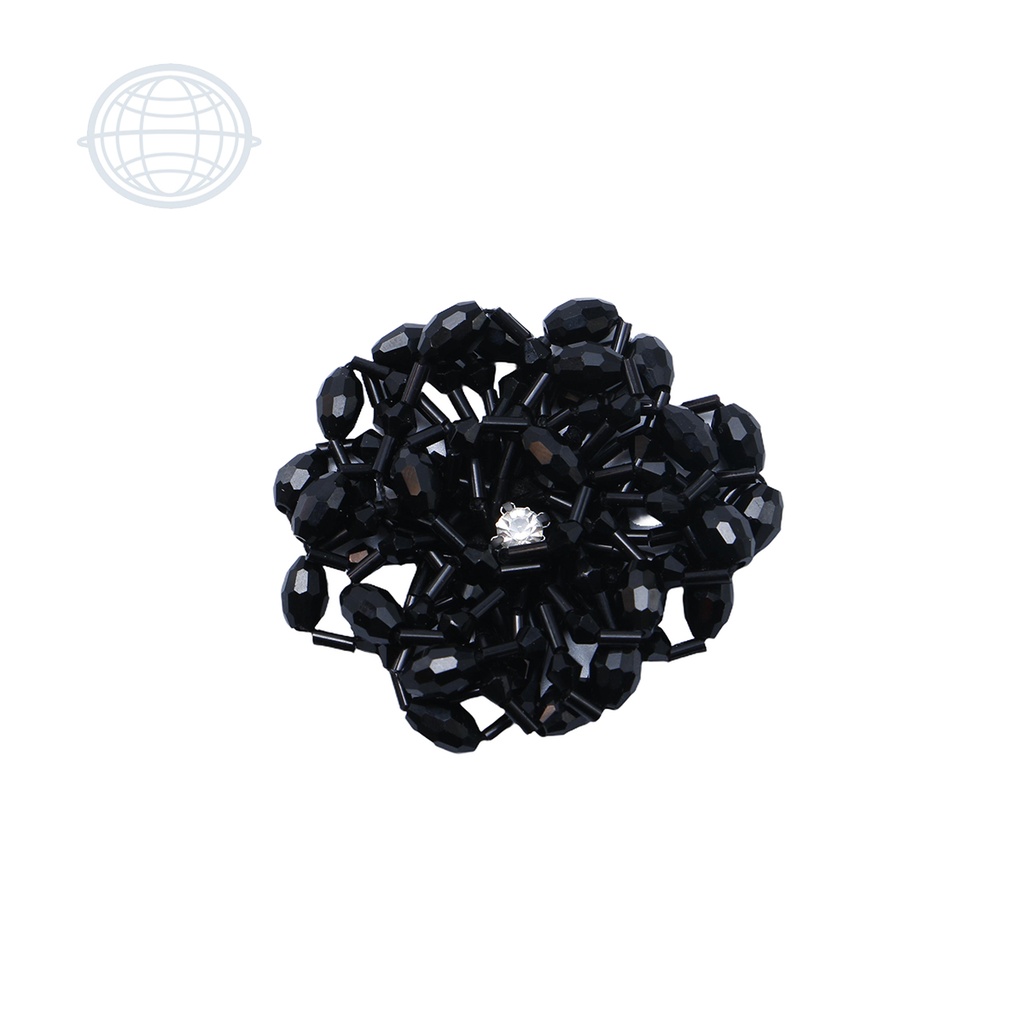 Flor Cristal Negra