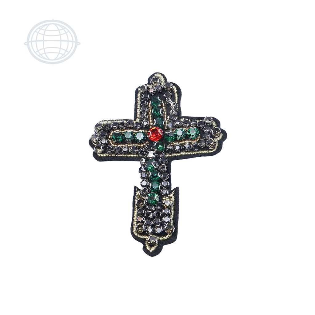 Cruz Gris con Verde