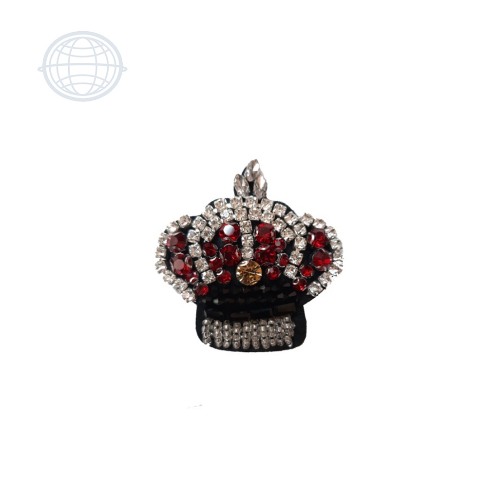 Corona Chica Plata con Rojo