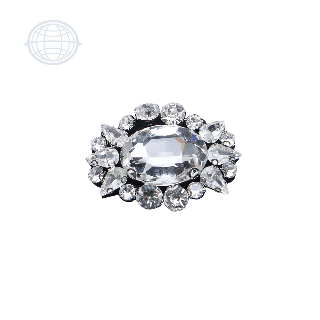 [C444-S-CH] Adorno Piedra Plata