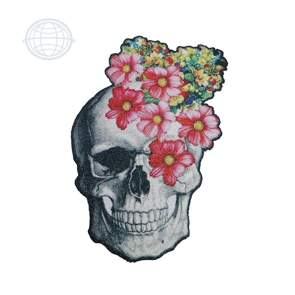 Calavera con Flores