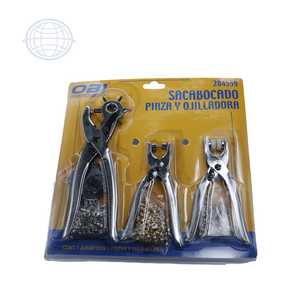 [PINZA3P-S-OB] Sacabocado, Pinza y Ojilladora