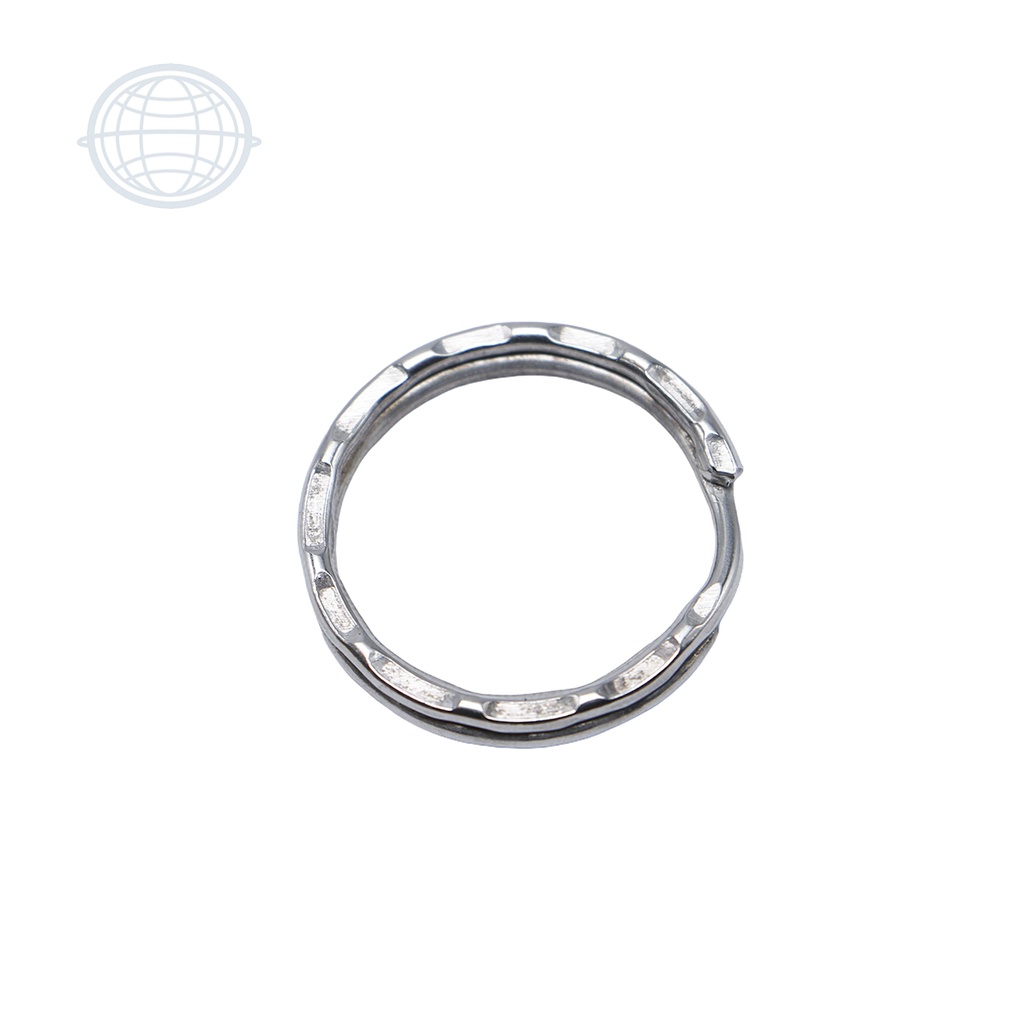 [ARGOE24M-NI-MO] Espiral 24mm Martillada  (Niquel)