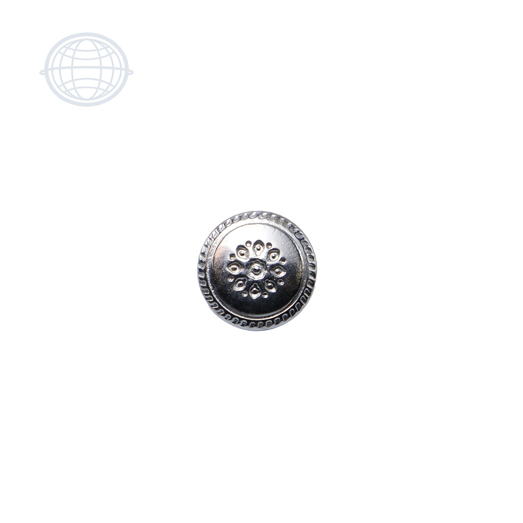 [FLOR24K-NI-SM] Botonadura Para Charro Flor 24 (Niquel)