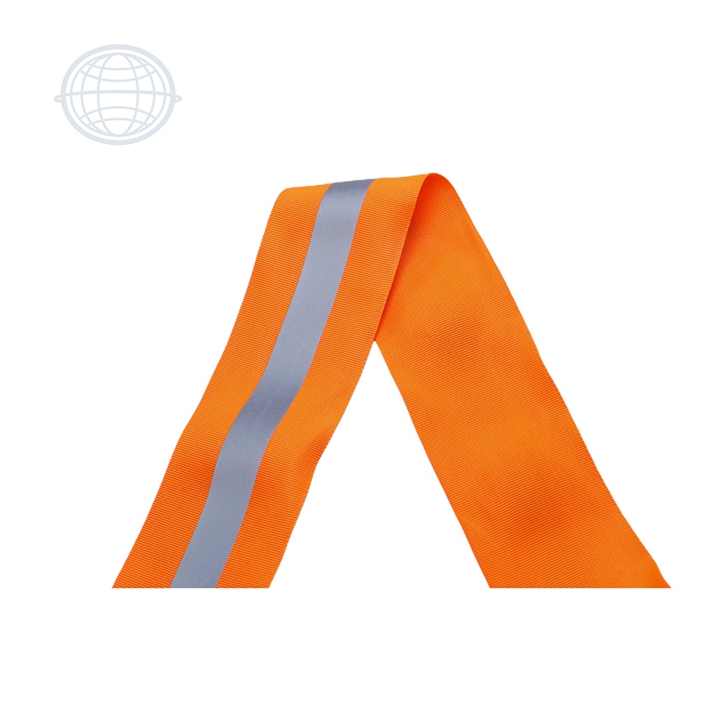 [8471P050-NA-CH] Cinta Reflejante Combinado Popotillo 50mm (Naranja)