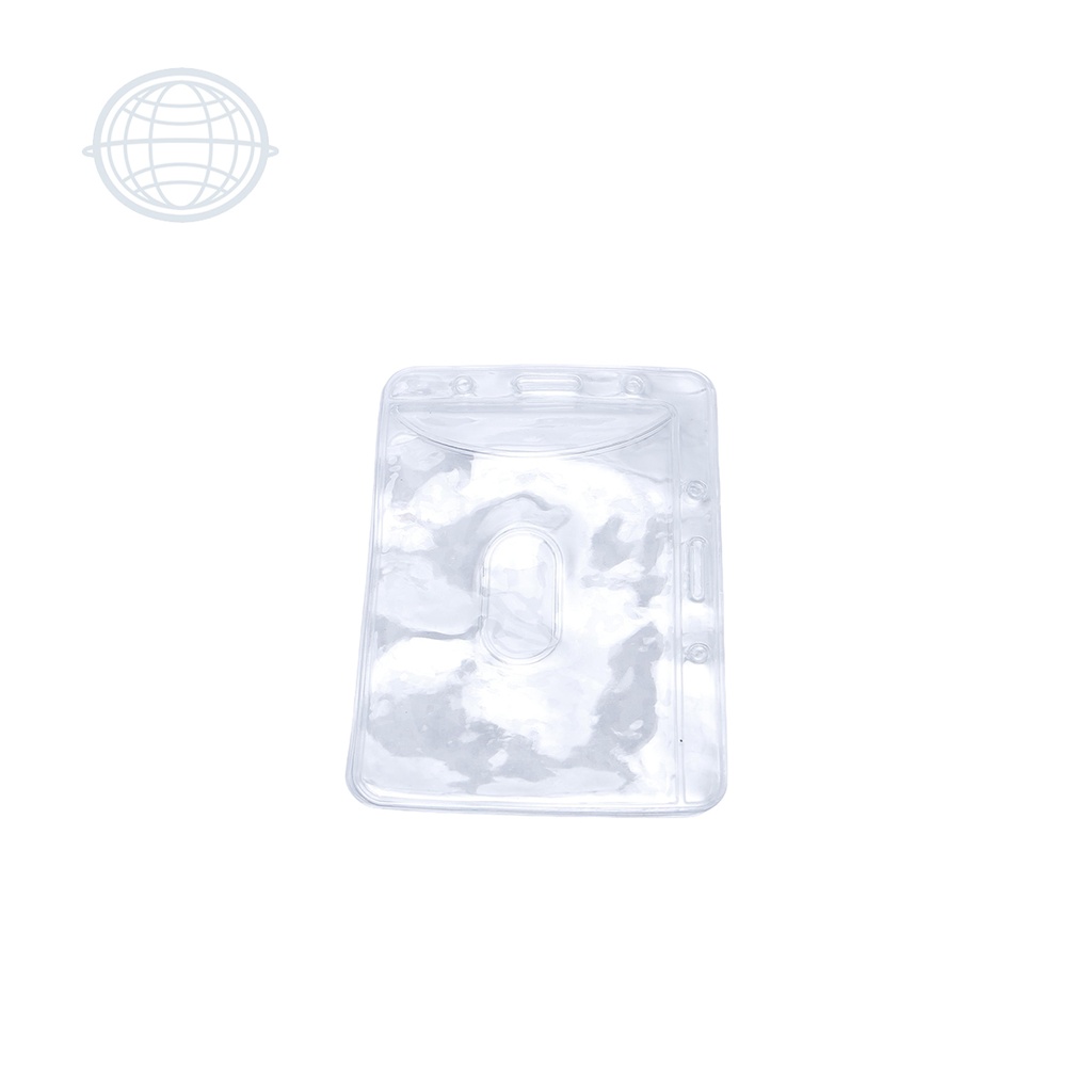 Porta Credencial Vertical Doble Vista