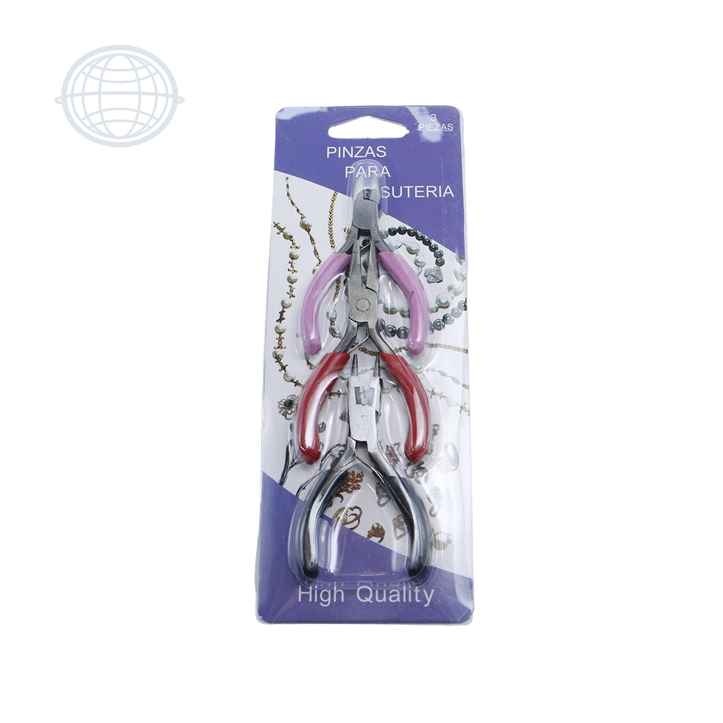 Set de Tres Pinzas Mini Multiusos
