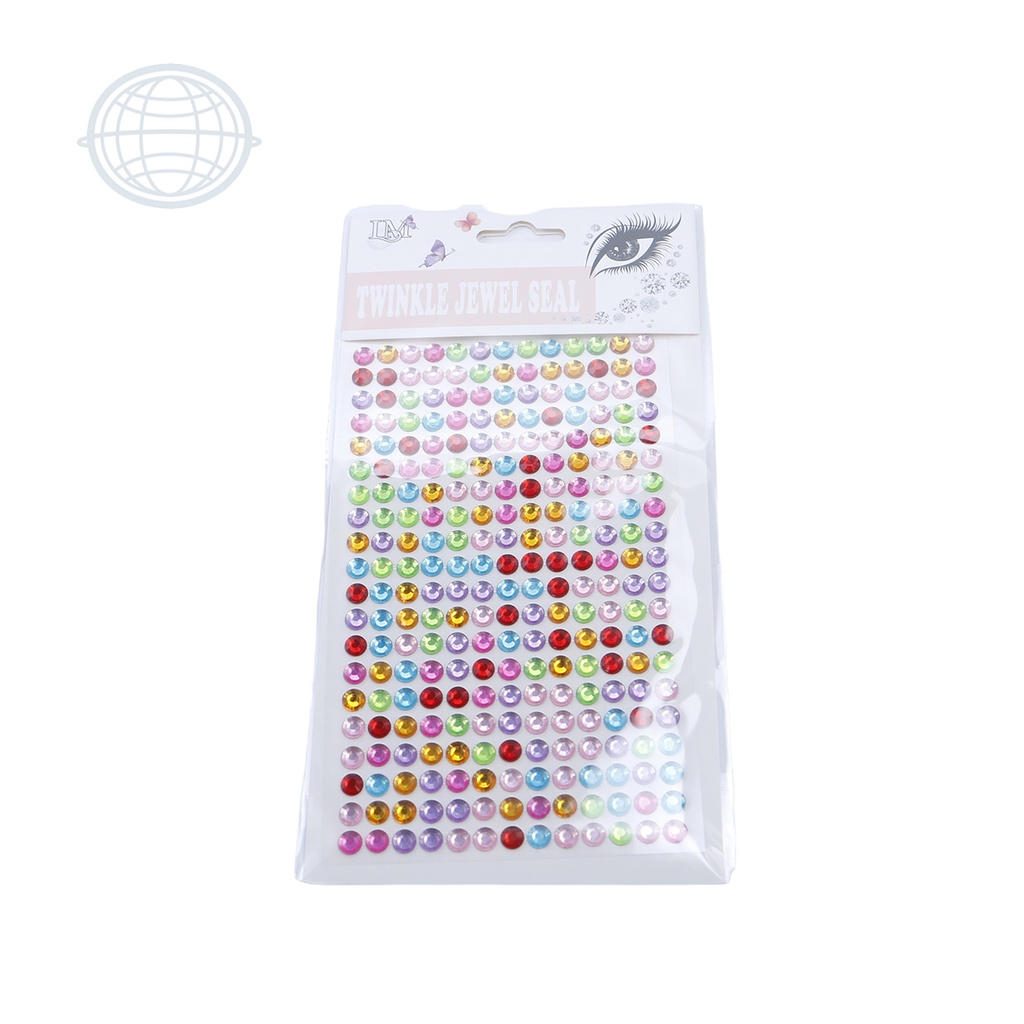 Sticker Piedra Redonda 6mm (12 planillas)