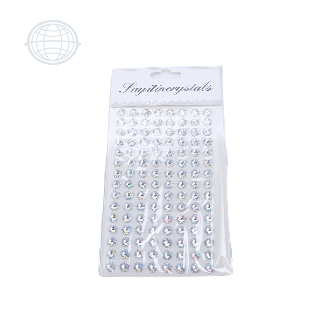 Sticker Piedra Redonda 8mm Boreal (12 planillas)