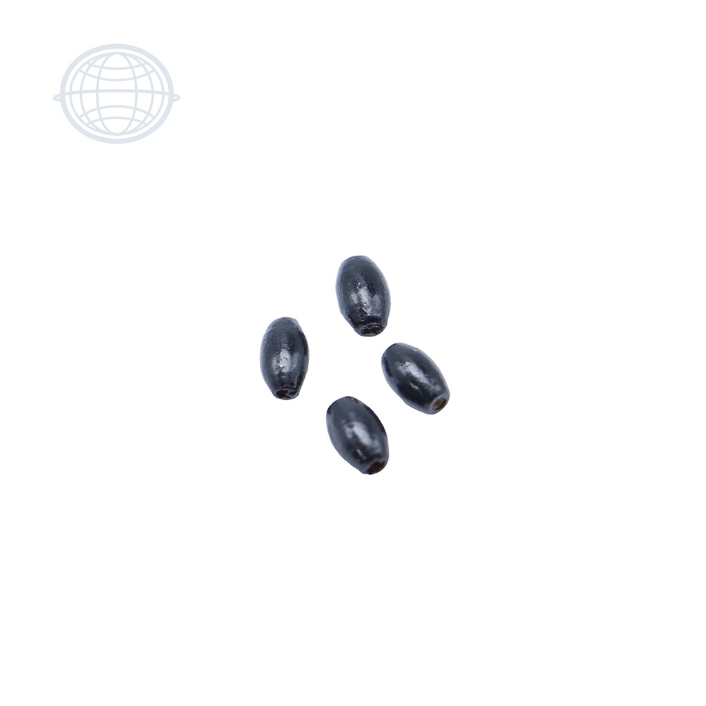 [AP7020-NE-SM] Bellota Madera Pepita 8x4mm (Negro)