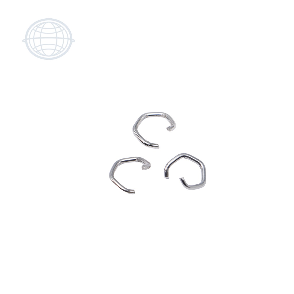 [CONECH-NI-CH] Conector para Llavero Hexagonal (Niquel)