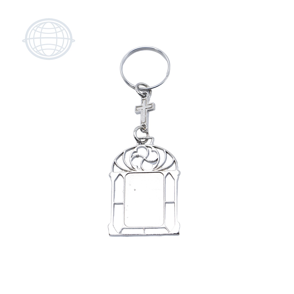 [LL743-NI-SM] Llavero Religioso Capilla Rectangular