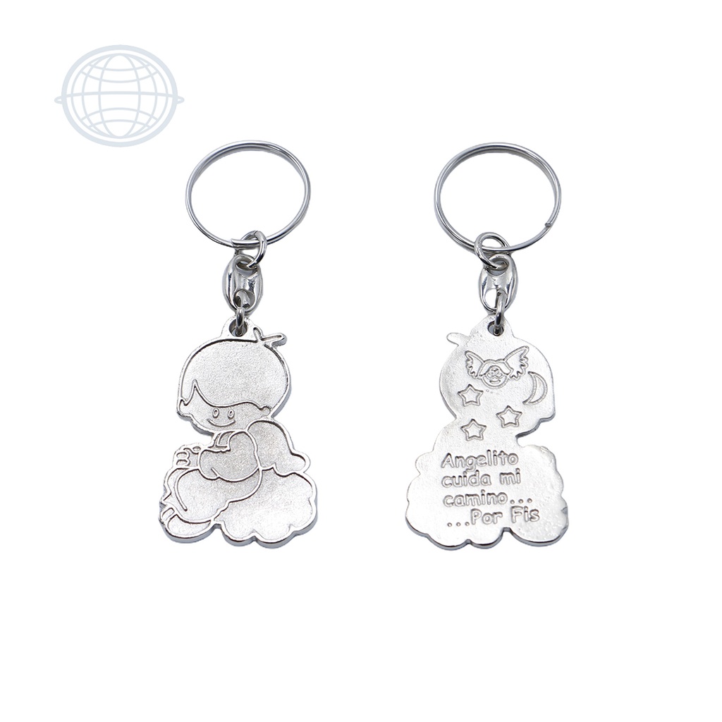 Llavero Religioso Ángel Sentado