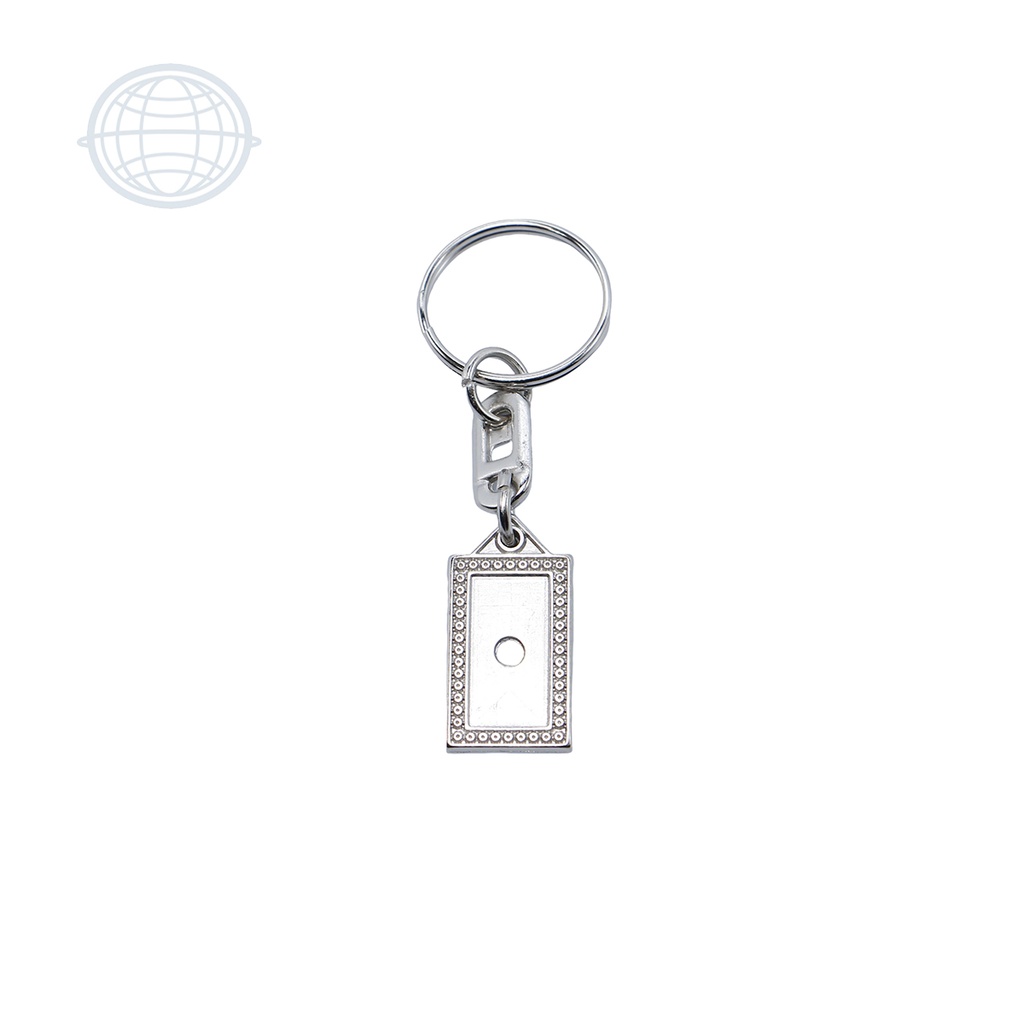 Llavero Rectángulo Adornado Chico