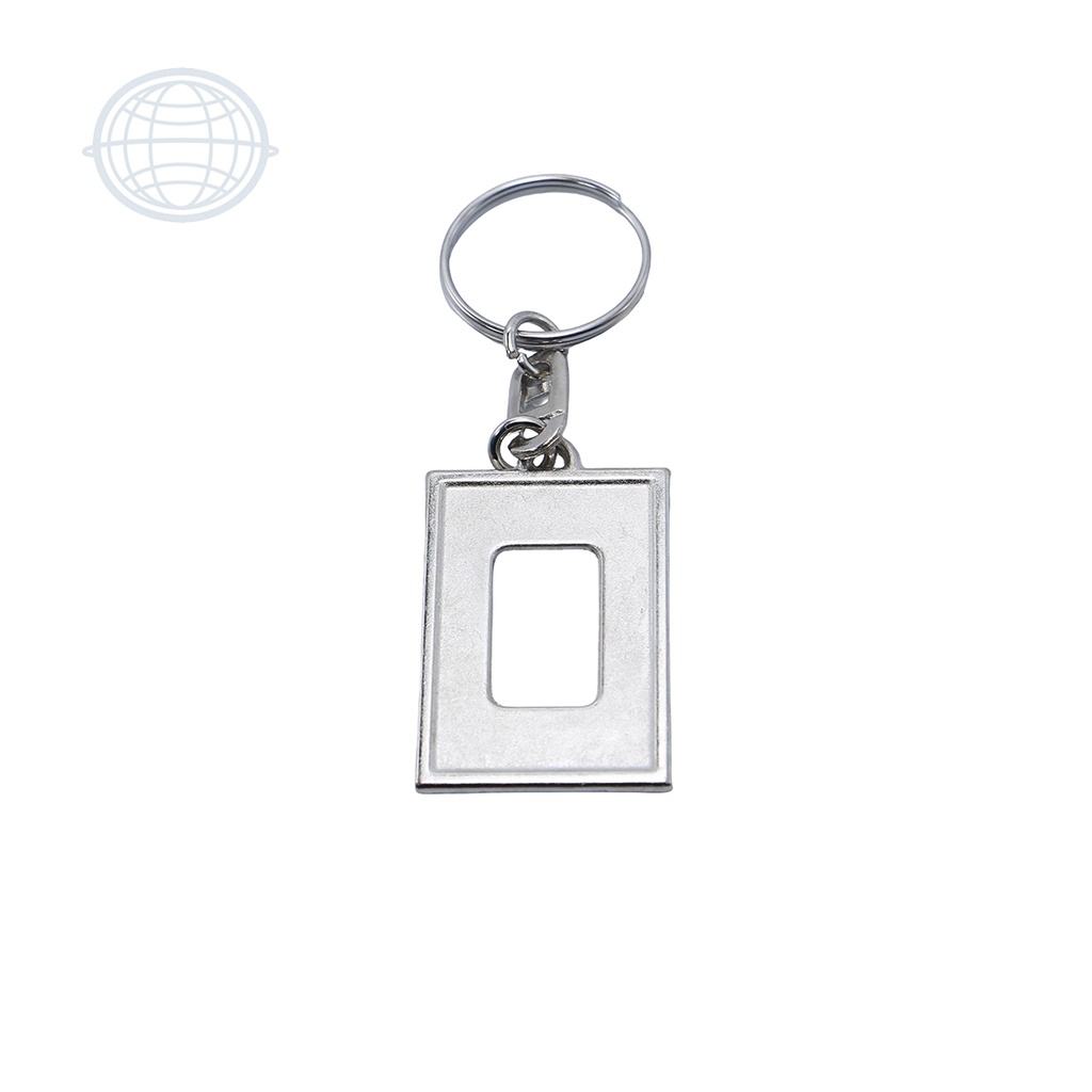 [LL163-NI-SM] Llavero Rectangular #163 (Niquel)