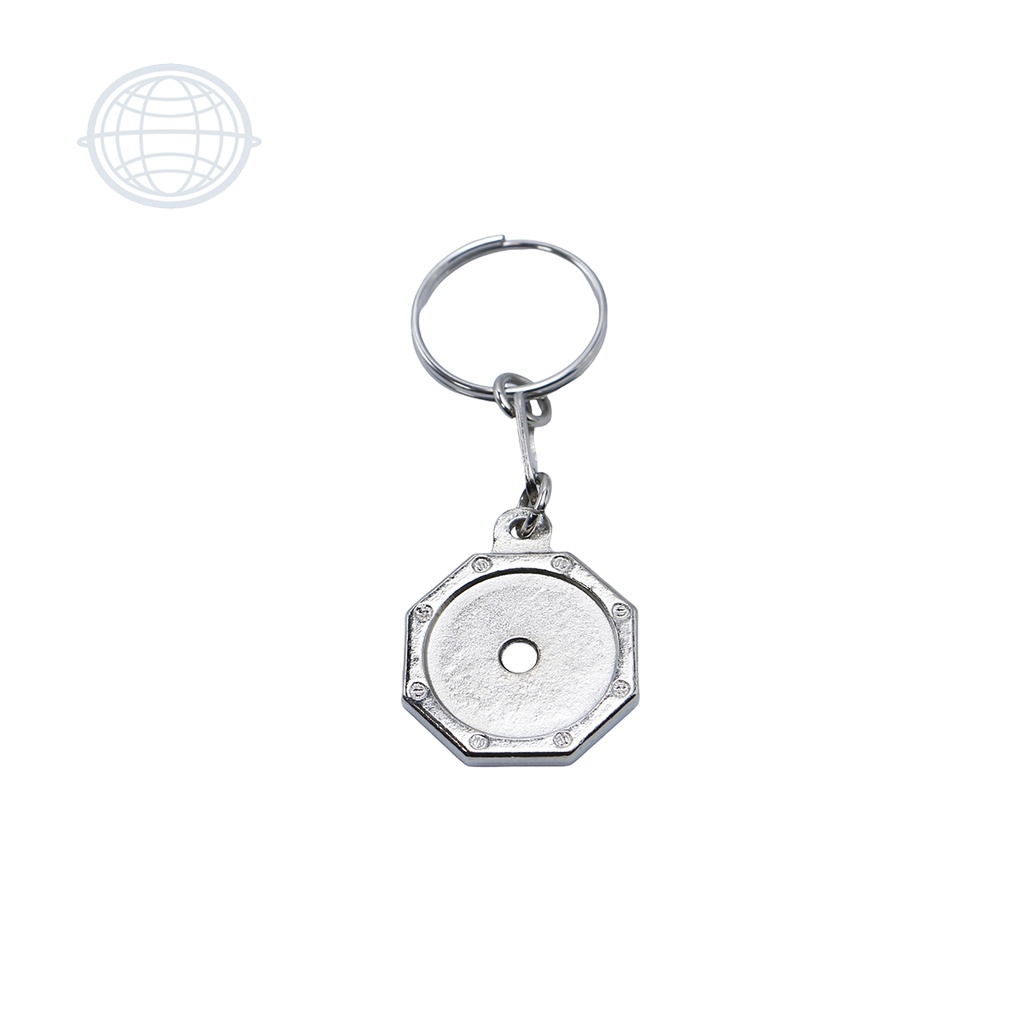 [LL709-NI-SM] Llavero Redondo #709 (Niquel)