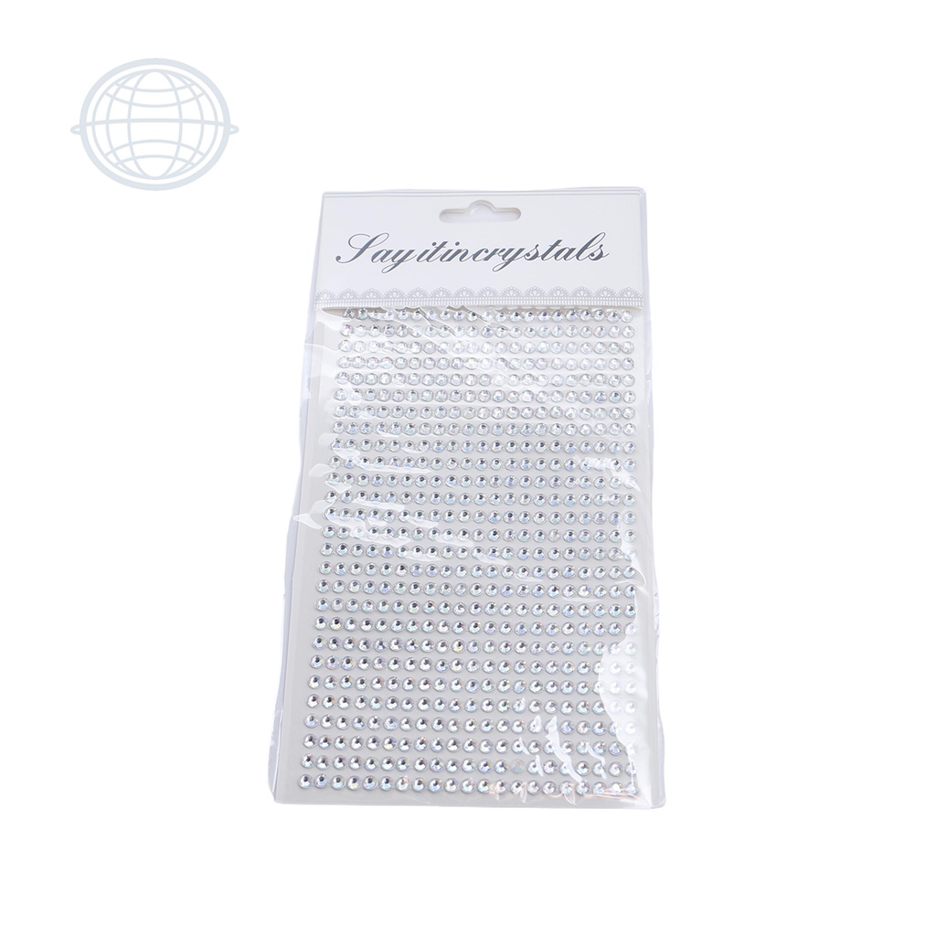 Sticker Piedra Redonda 4mm Boreal (12 planillas)