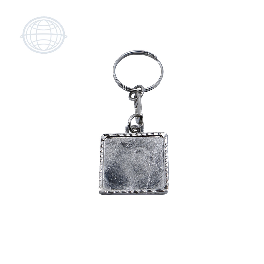 [LL643-NI-SM] Llavero Cuadrado #643 (Niquel)