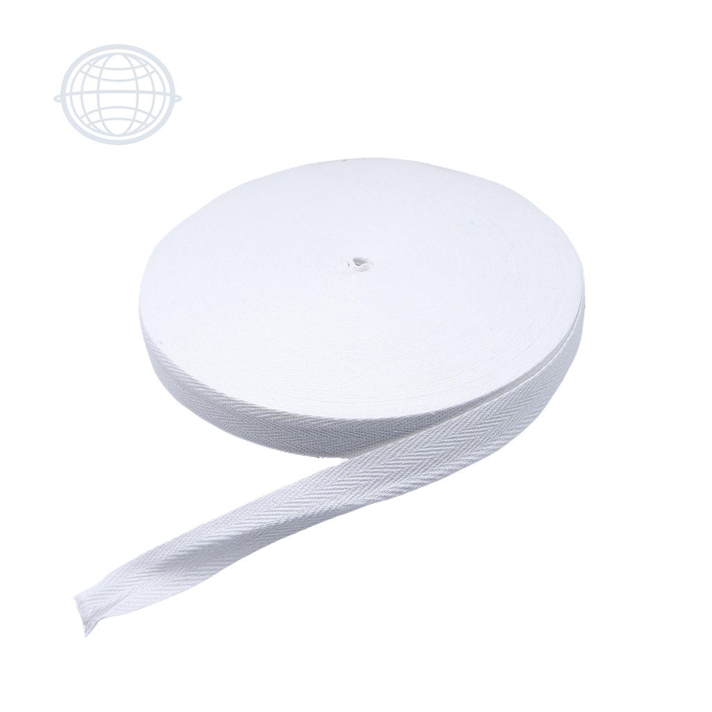 [PALMITA19-BL-CH] Cinta Algodón Palmita 19mm (Blanco)