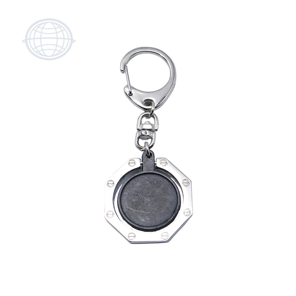 [LL6683-NI-SM] Llavero Giratorio Redondo #6683