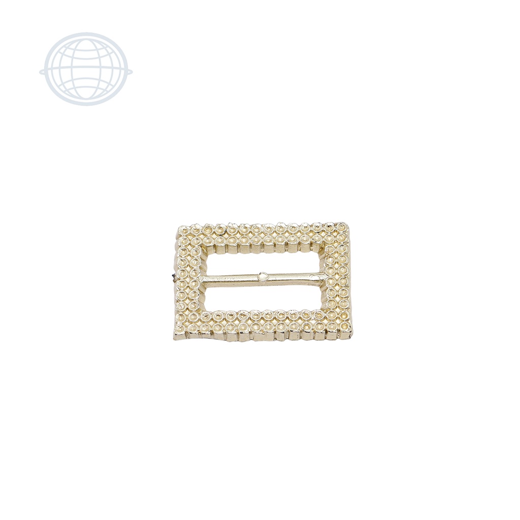 Hebilla Plástico Rectangular Grabada