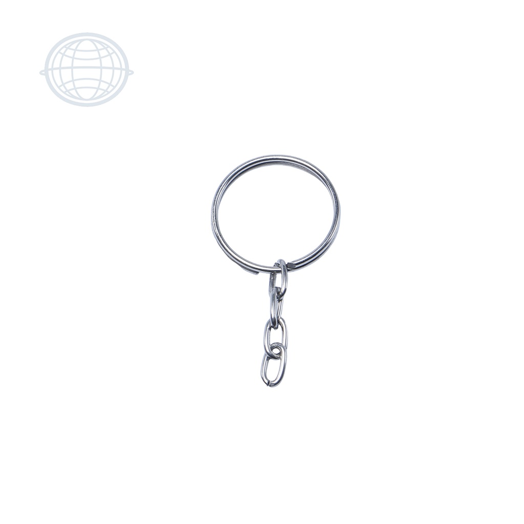 [ESPIR24-NI-CH] Herraje Espiral con Cadena 24mm (Niquel)