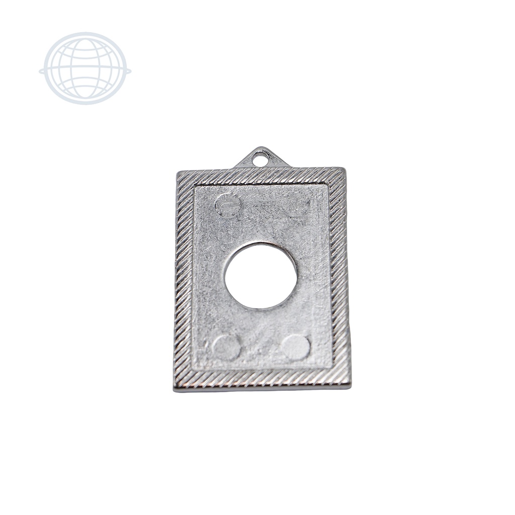 [PL587-NI-FR] Placa Rectangular con Marco