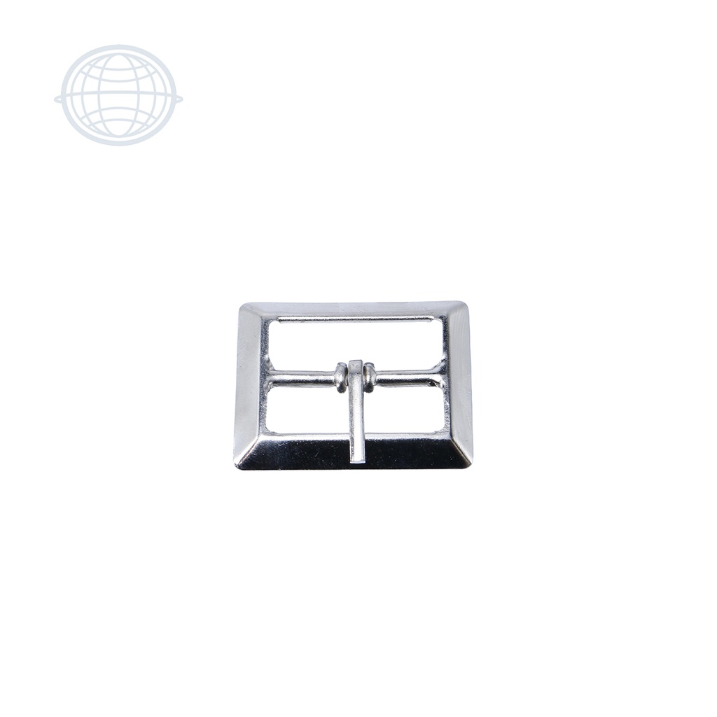 [RECTA25-NI-CH] Hebilla Rectangular 25mm (Niquel, Sin marca)
