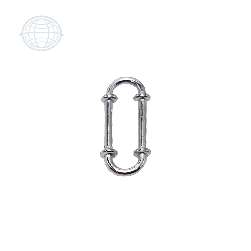 [HR405-NI-SM] Ovalo Conector Grande (Niquel)