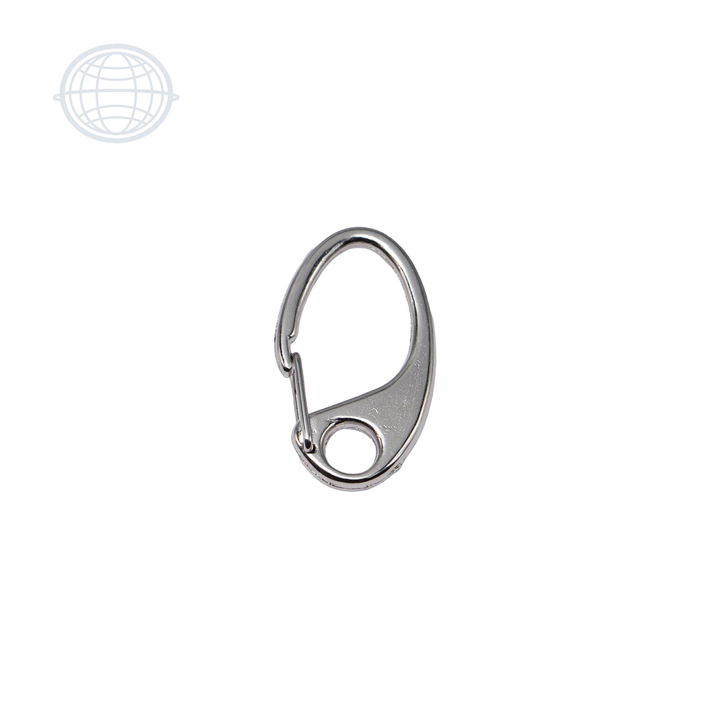 [MB177-NI-SM] Mosquetón Oval para Llavero