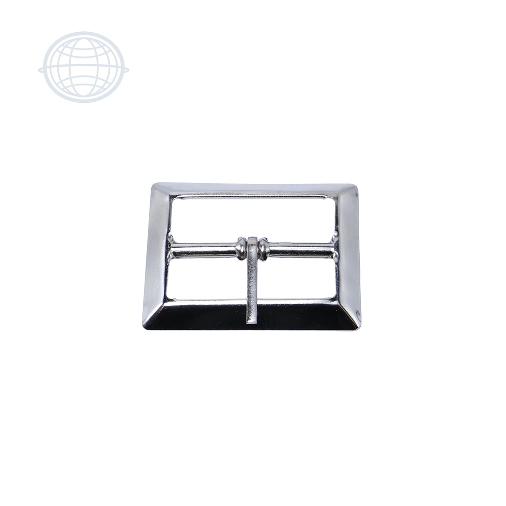 [RECTA38-NI-CH] Hebilla Rectangular 38mm (Niquel, Sin marca)