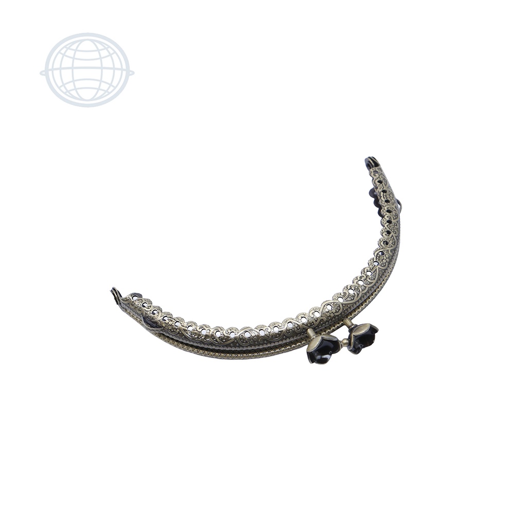 Boquilla Curva Perforada Broche Flor De 10cm