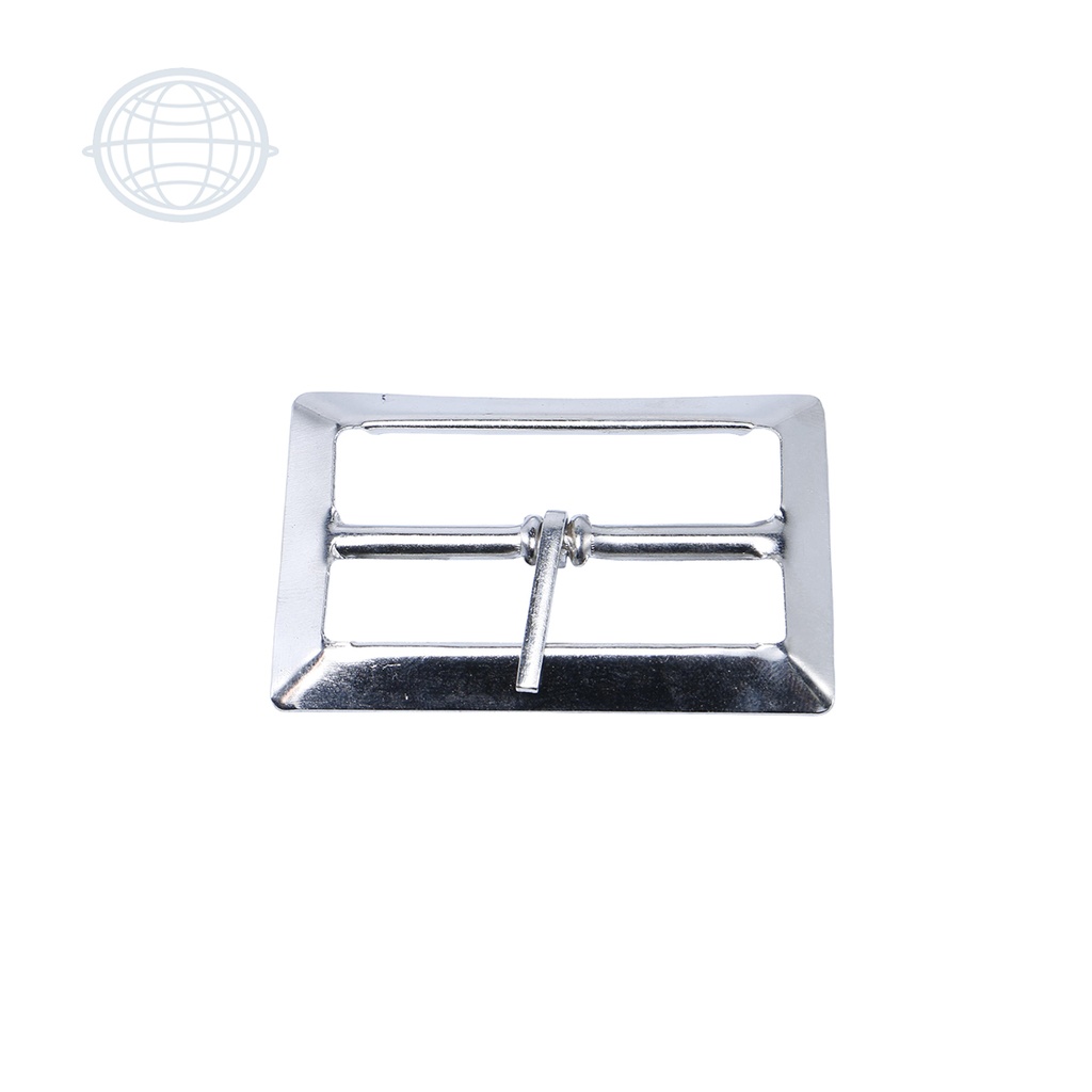 [RECTA50-NI-CH] Hebilla Rectangular 50mm (Niquel, Sin marca)