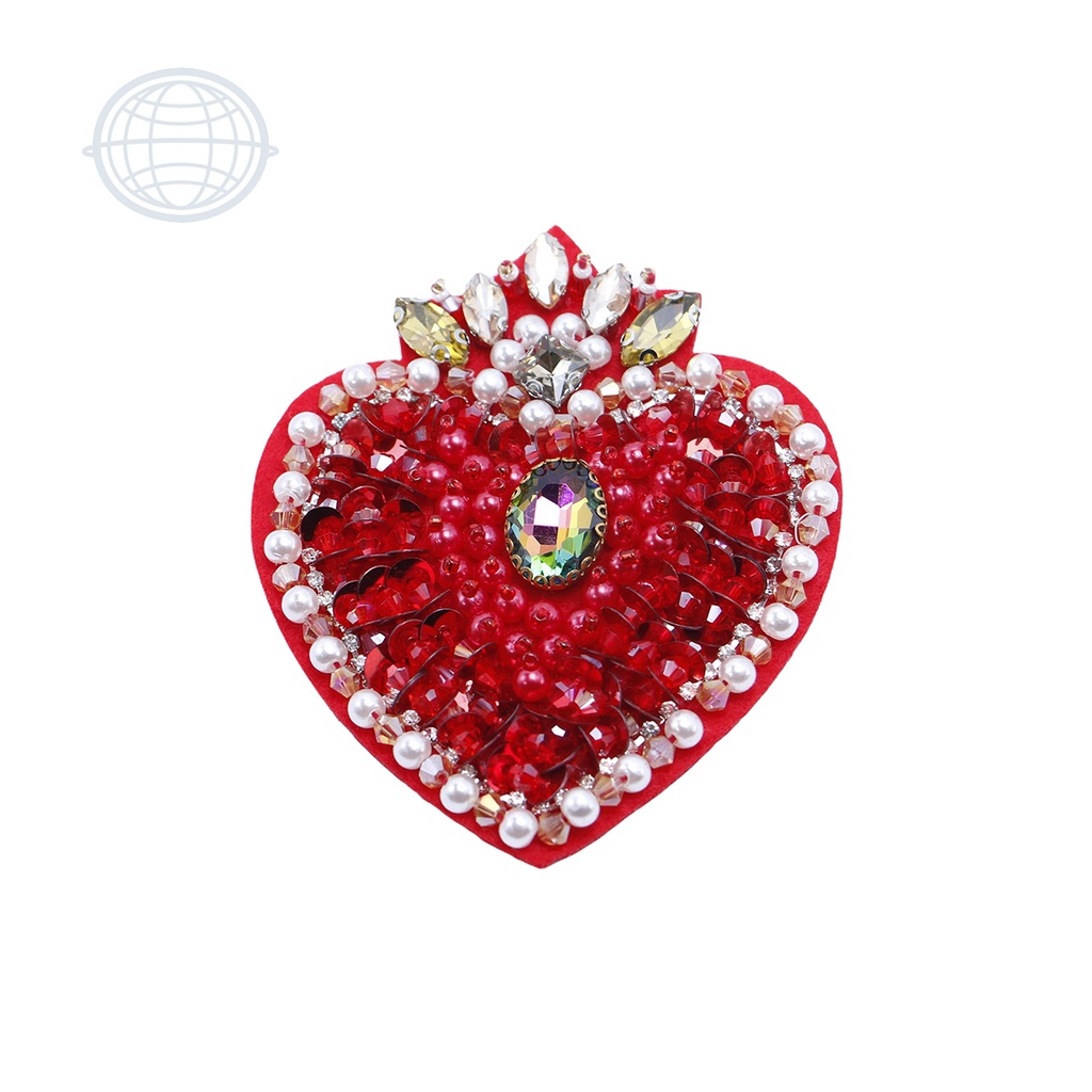 Corazón Grande con Perla 