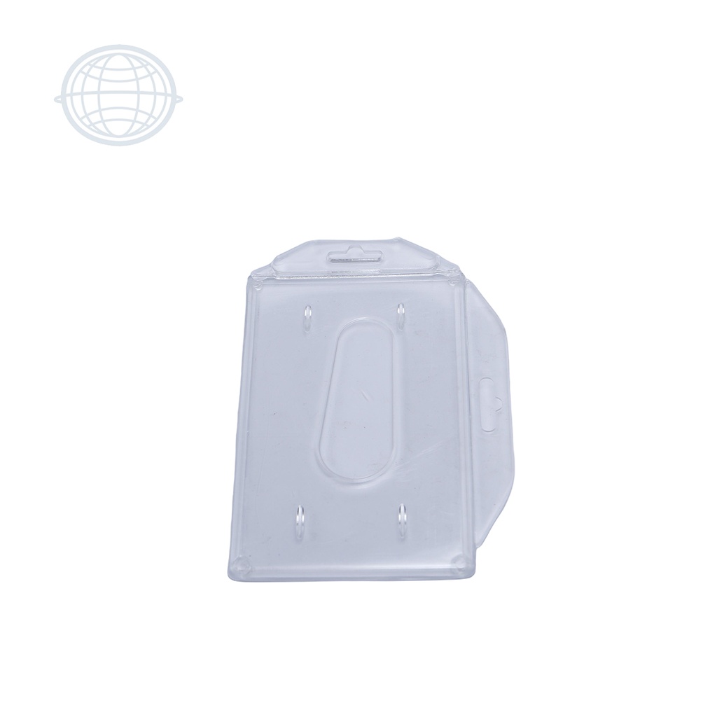 [ACRIVH-TR-CH] Porta Credencial Acrílico Doble Vista