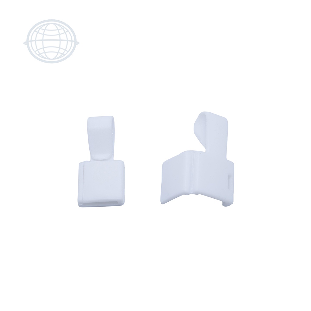 [GRAPAPC13-BL-CH] Grapa Portacredencial 13mm (Blanco)